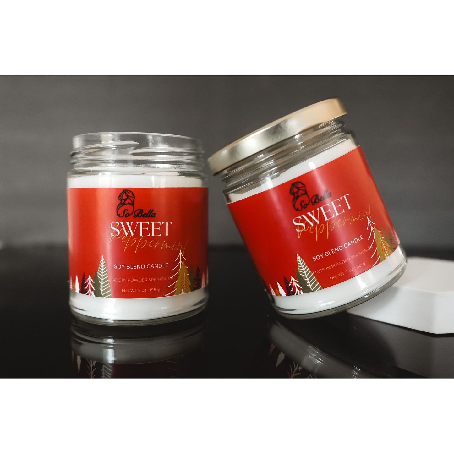 Sweet Peppermint 7 oz Candle