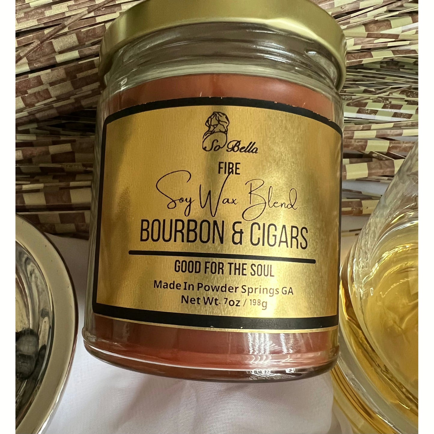 Bourbon & Cigars 9 oz Candle - Men's Line