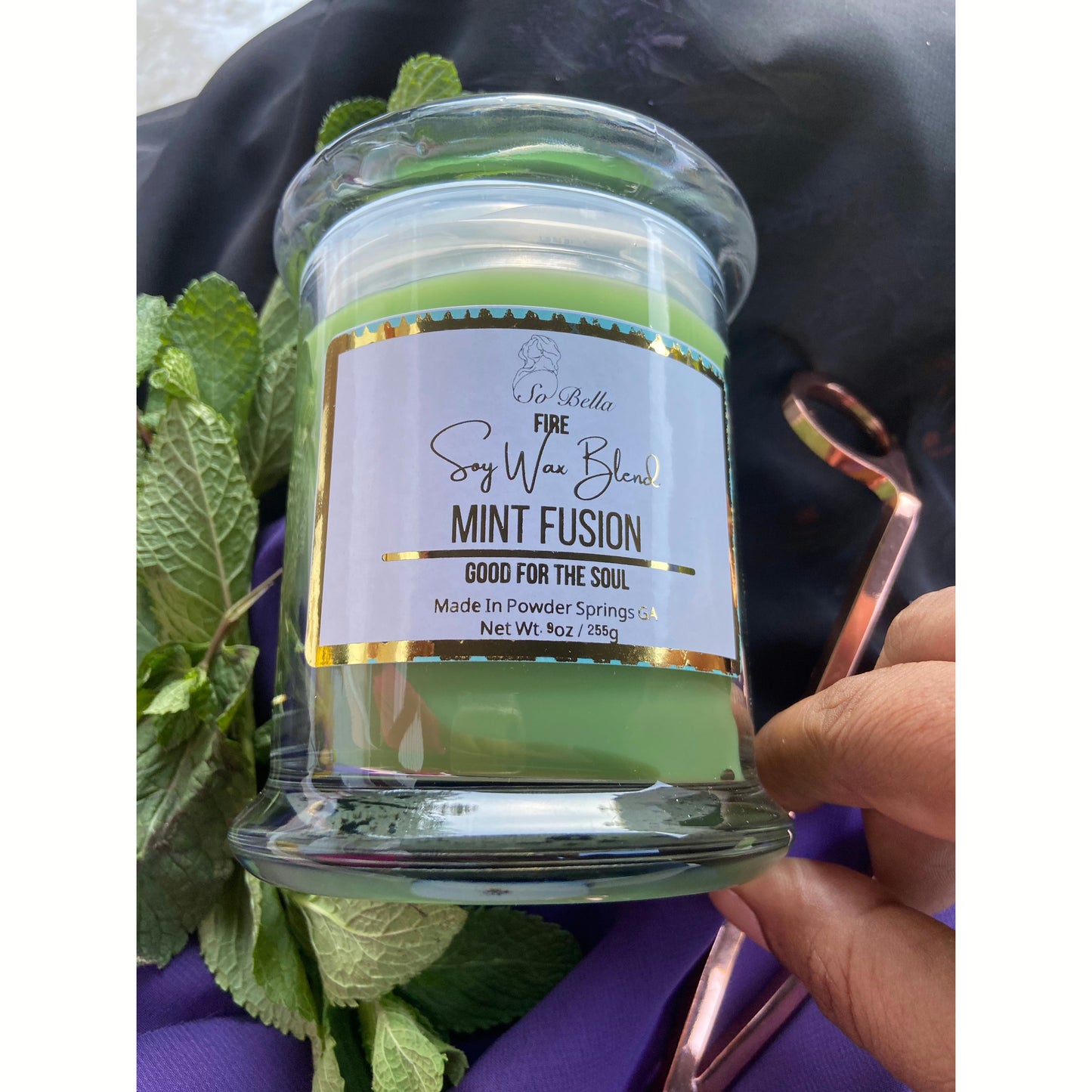 Mint Fusion 9 oz Candle