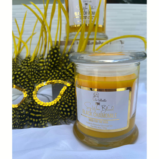 Black Chamomile Scented 9 oz Candle