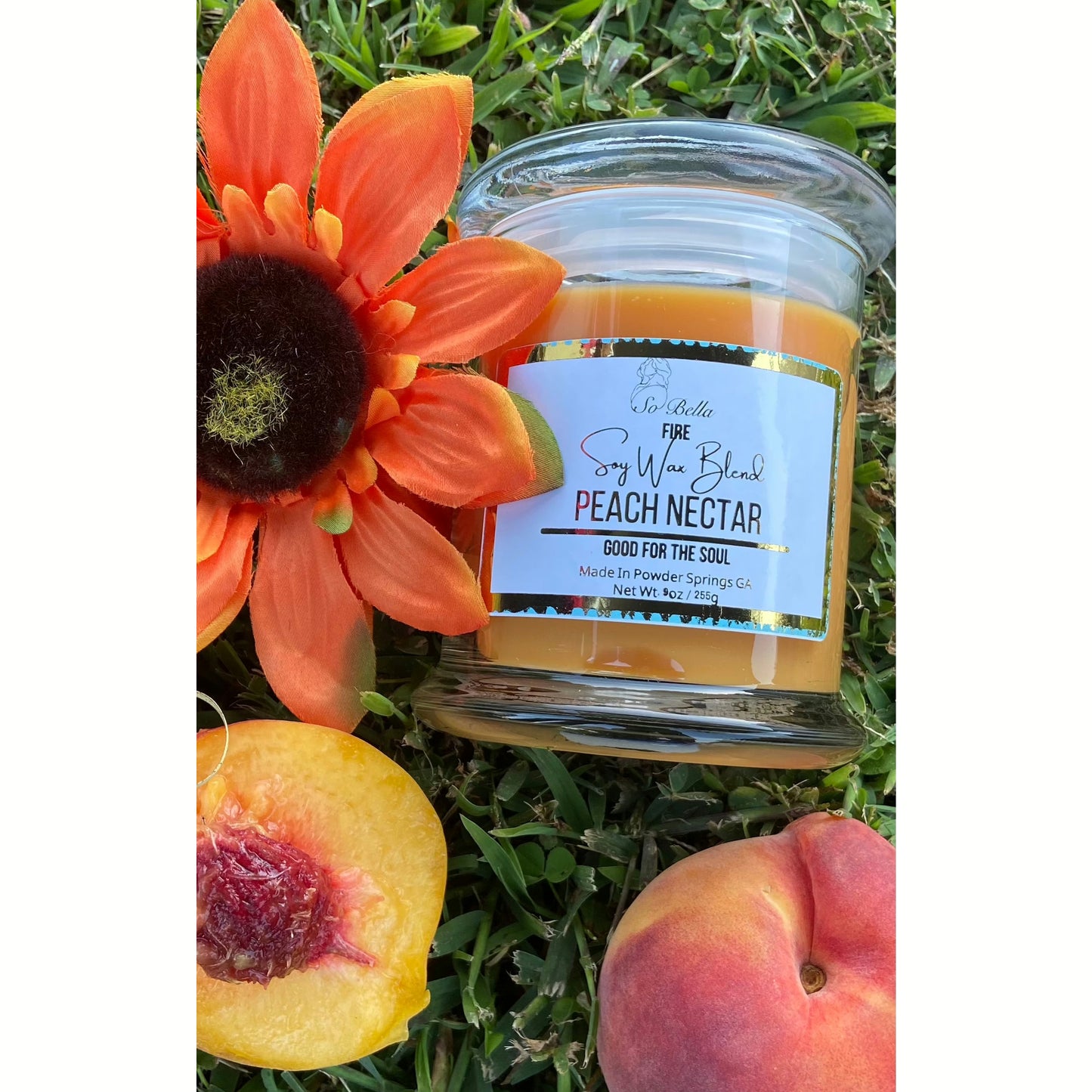 Peach Nectar 9 oz Candle