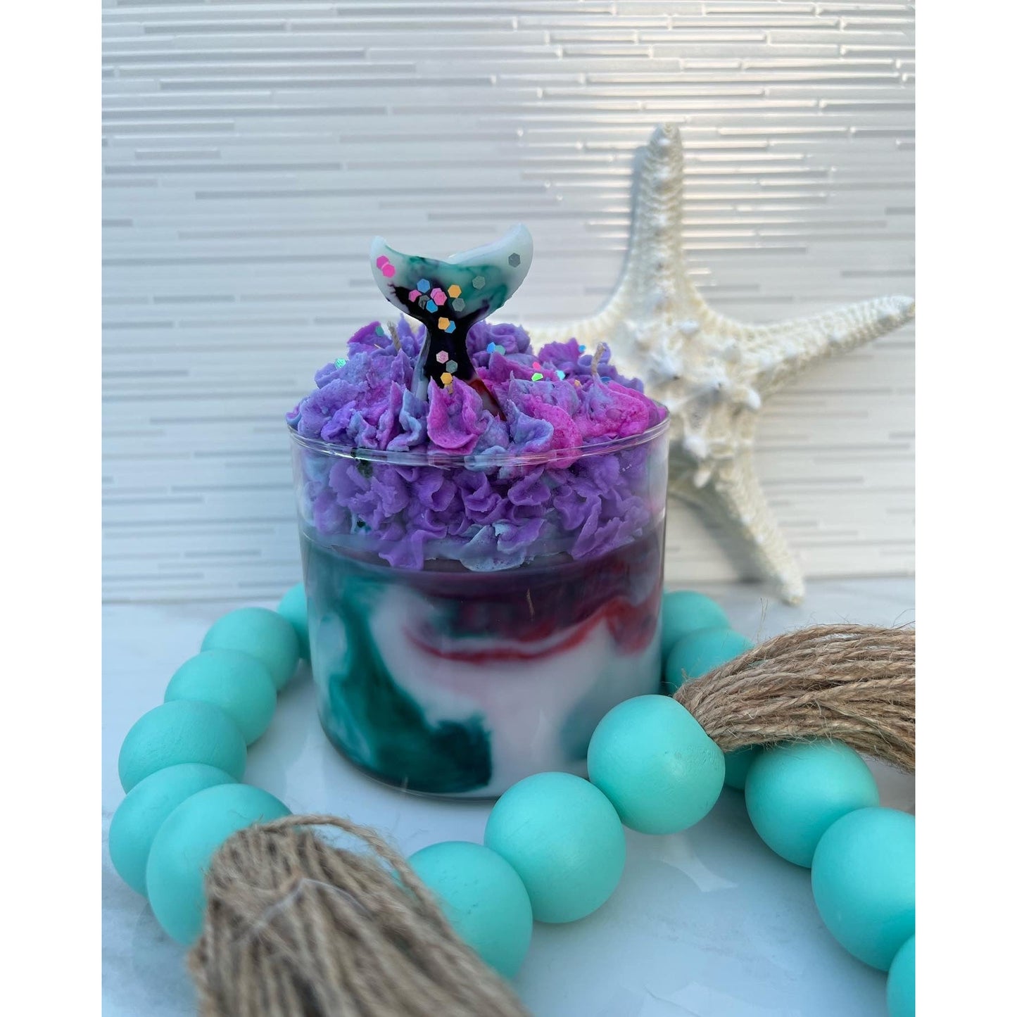 17 oz 3-Wick Coral Reef  Scented Candle | Decorative | Unique