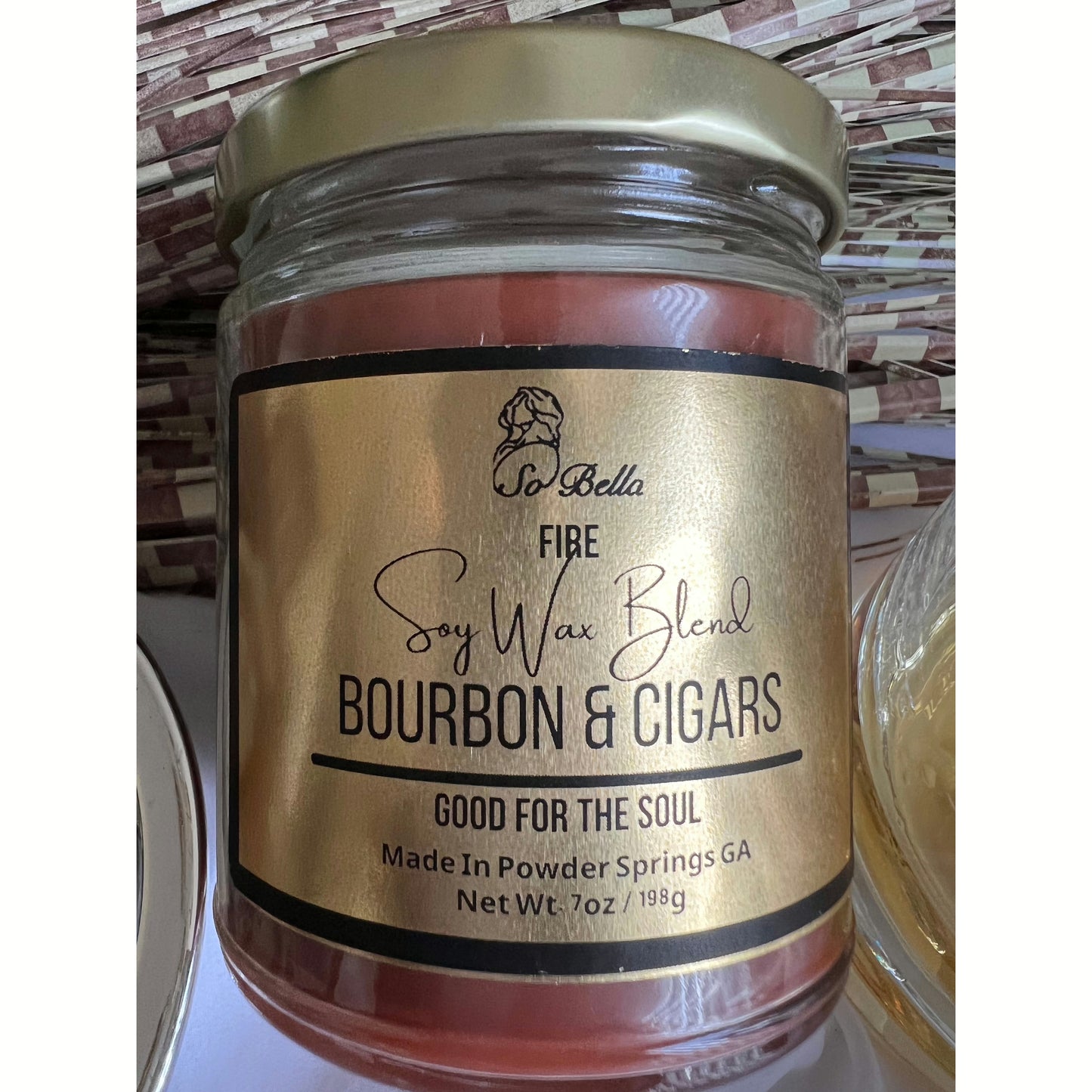 Bourbon & Cigars 7 oz Candle - Men's Line