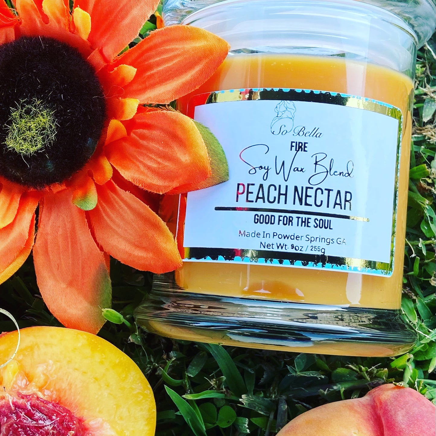 Peach Nectar 9 oz Candle